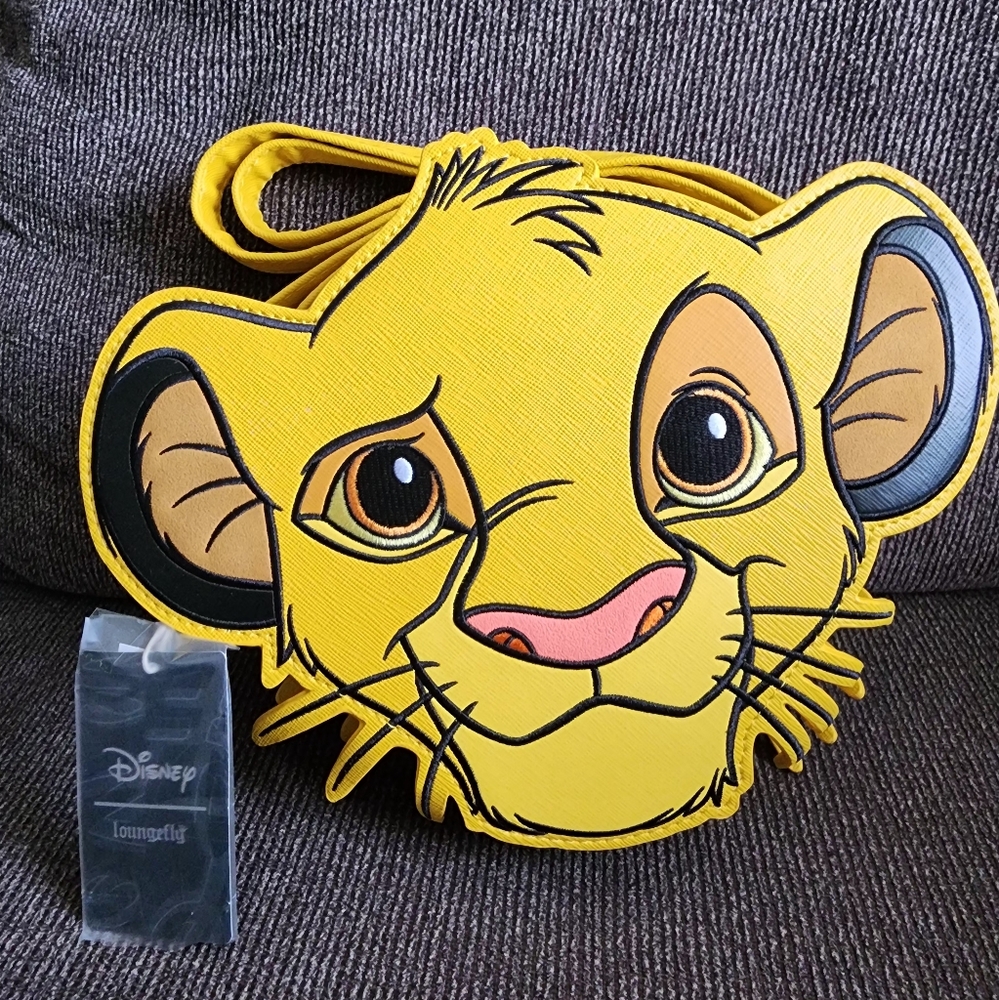 Loungefly x The Lion King Simba Die-Cut Face Crossbody Bag